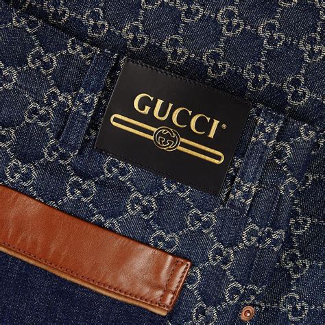 blue gucci pantsd|Gucci pants size chart.